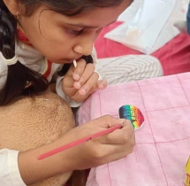 birthday Pebble Stone Painting Activity